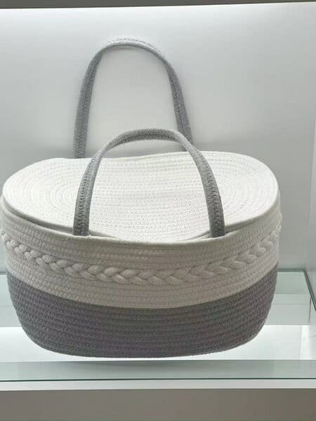 Multi-functional-cotton-rope-basket-with-lining-and-lid