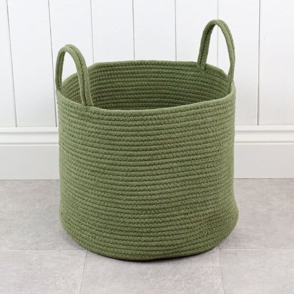 round-olive-cotton-rope-storage-basket-with-handles