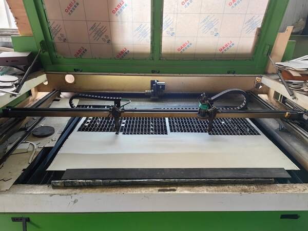 Laser-cutting-machine-working-on-material-surface